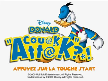 Disney's Donald Duck - Goin' Quackers screen shot title